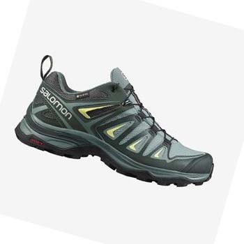 Salomon WoX ULTRA 3 GORE-TEX Túracipő Női Zöld | HU 2793JPQ